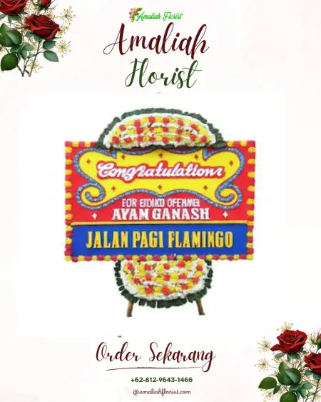 Sewa Papan Bunga Jati